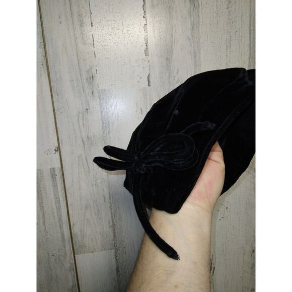 Vintage Gage Brother Black Velvet Juliette Hat - Picture 2 of 6